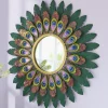 Peacock Feather Wall Mirror