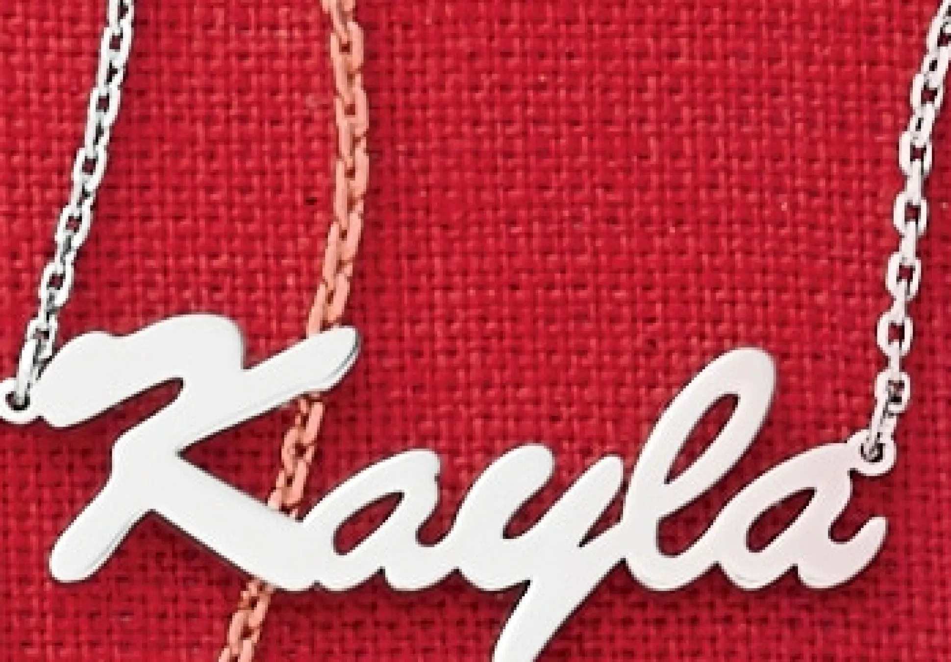 Personalized Colored Stainless Steel Name Jewelry