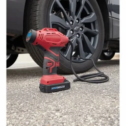 Personalized Cordless Tire Inflator with Digital Gauge, 6-foot Hose, Carrying Case