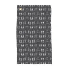 Personalized Crossed-Club Golf Towel