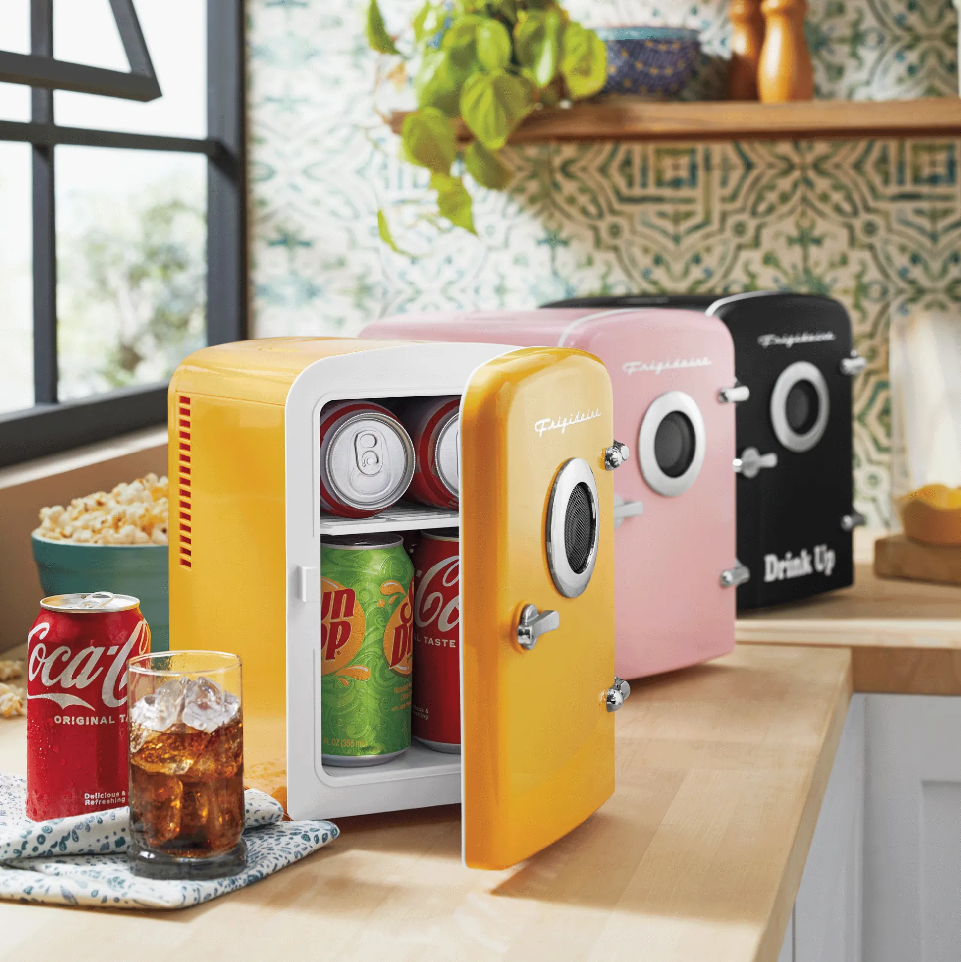 Personalized Frigidaire 6-Can Mini Fridge with Wireless Speaker