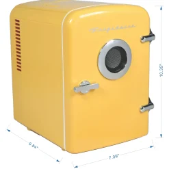 Personalized Frigidaire 6-Can Mini Fridge with Wireless Speaker