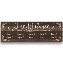 Personalized Grandchildren Wall Art