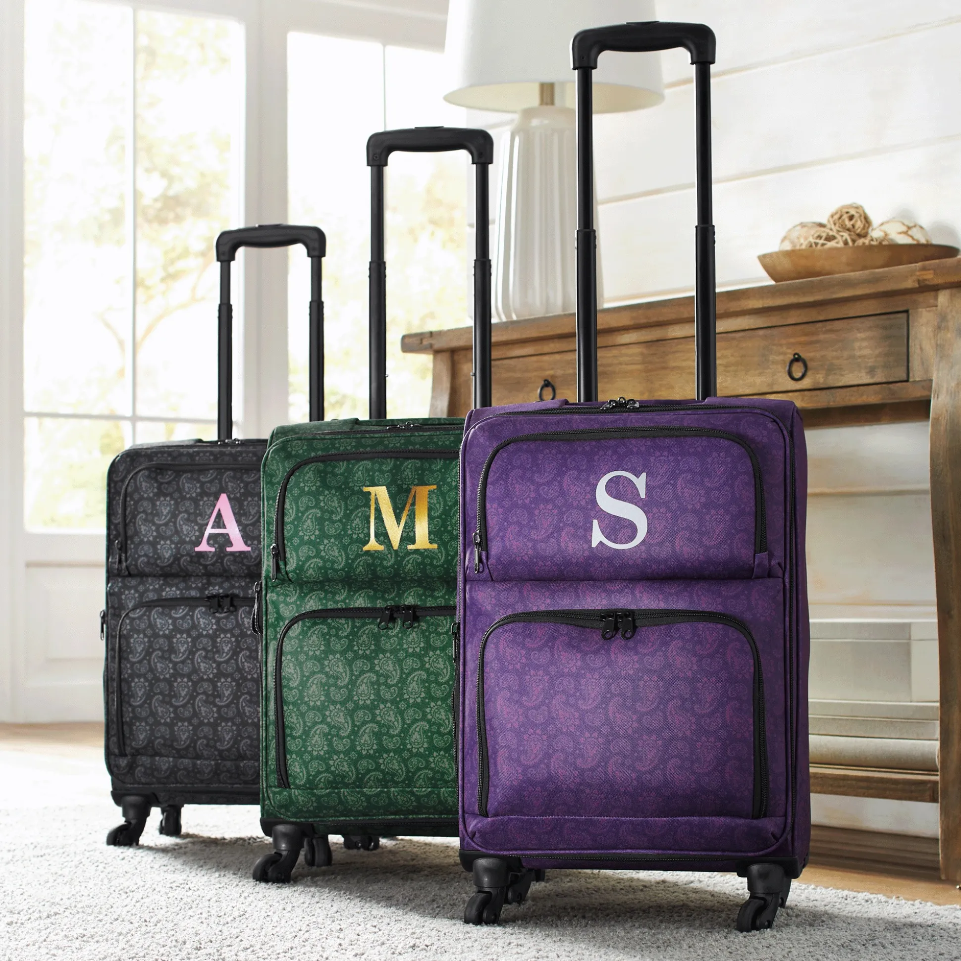 Personalized 21-inch Softsided 4-Wheel Carry-On