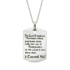 Personalized Inspirations/Name Two-tone Pendant
