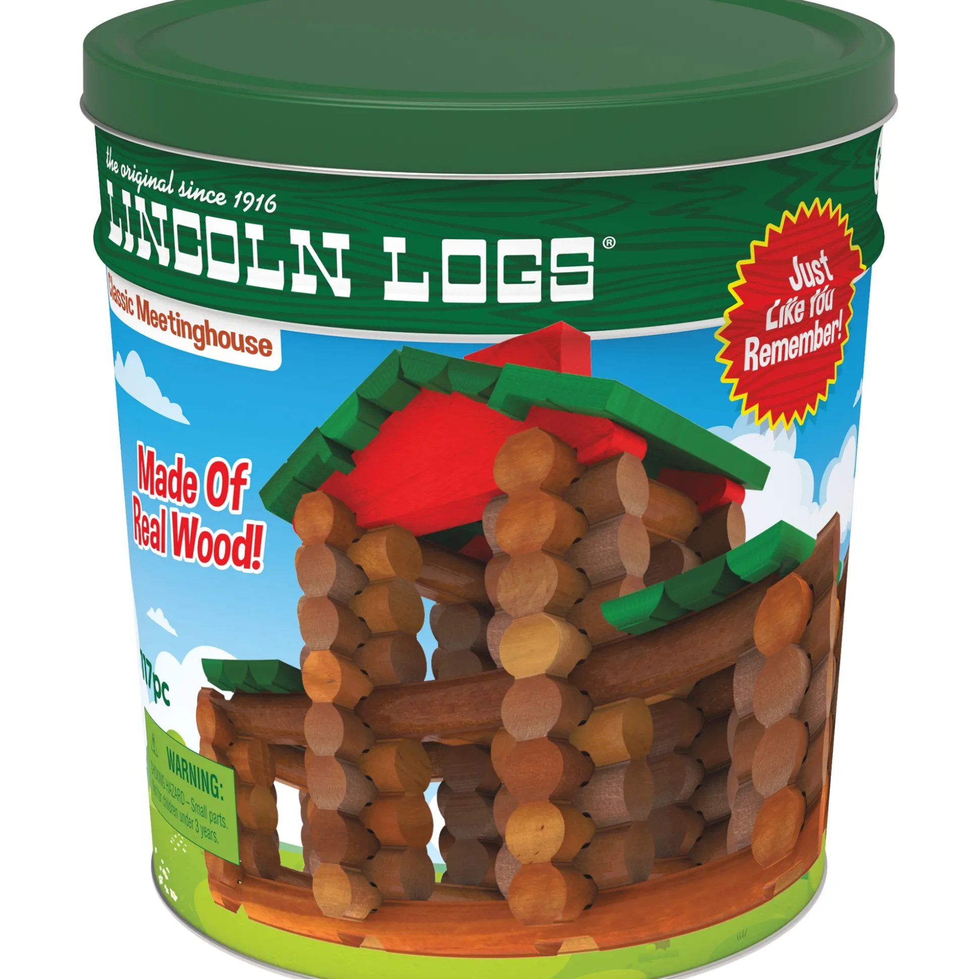 Personalized Lincoln Logs Classic Meetinghouse