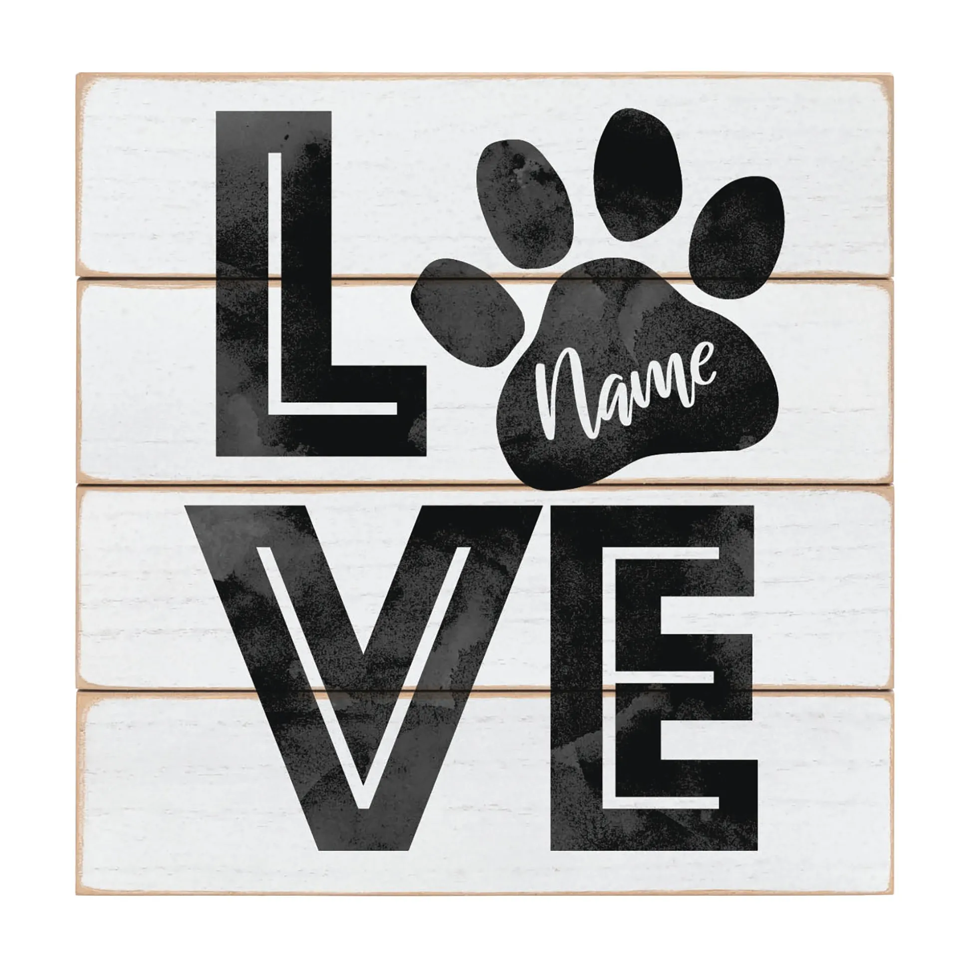 Personalized Love My Pet Wall Art