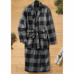 Personalized Mens Fleece Robe