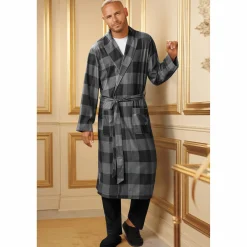 Personalized Mens Fleece Robe