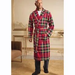 Personalized Mens Fleece Robe