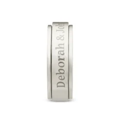 Personalized Message Spinner Ring