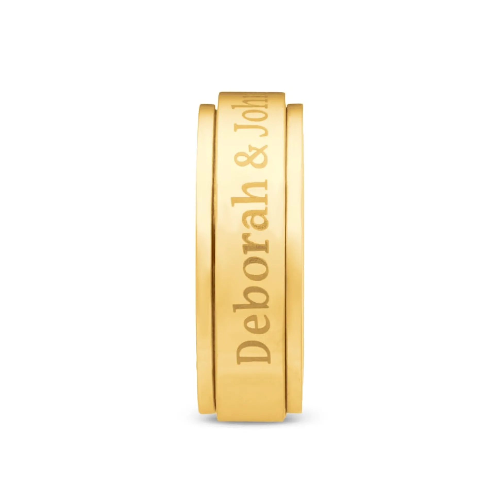 Personalized Message Spinner Ring