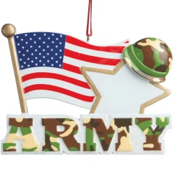 Personalized Military Ornament