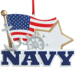 Personalized Military Ornament