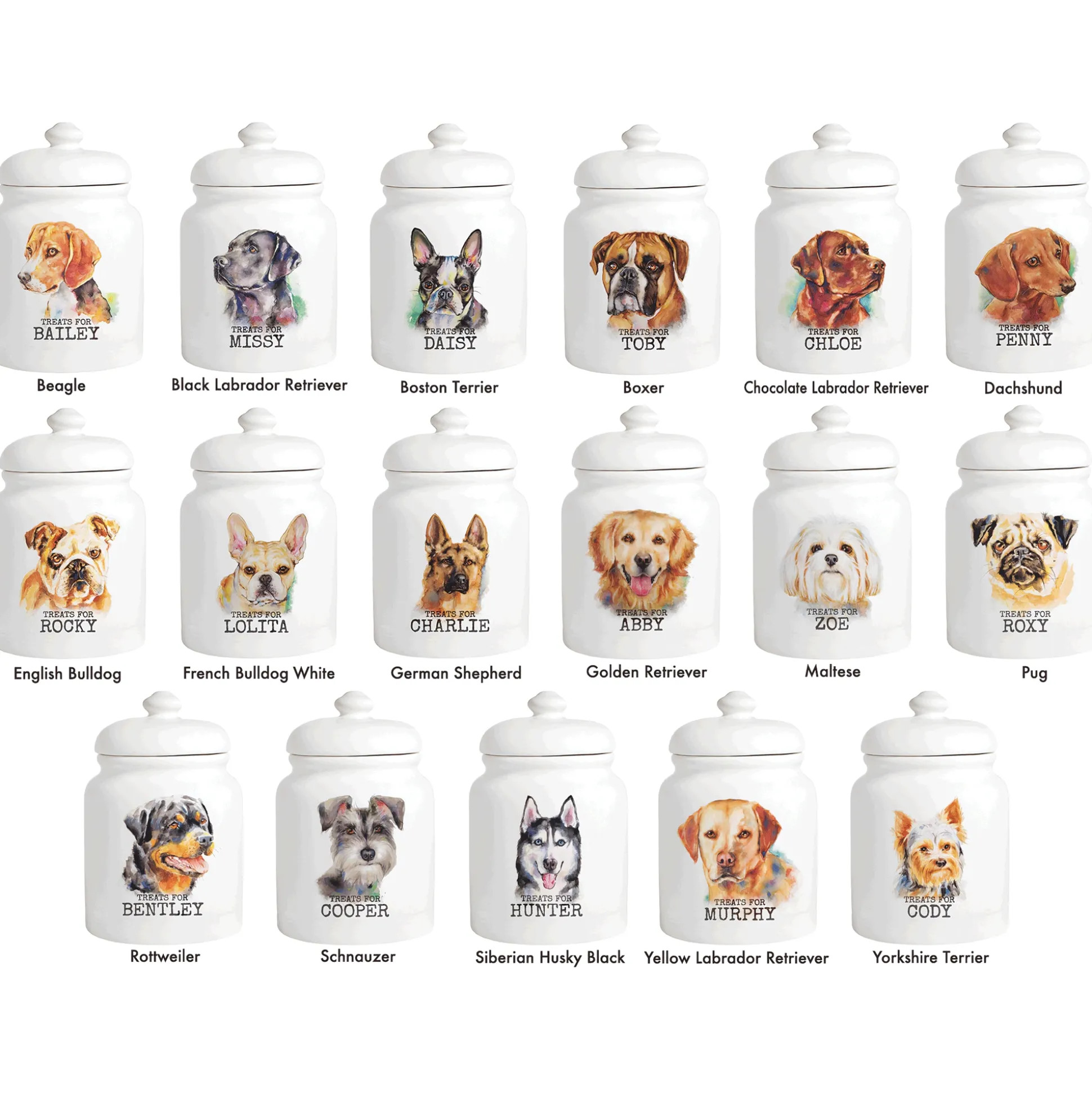 Personalized Pet Treat Jar