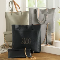 Personalized 2-Piece Reversible Tote Set
