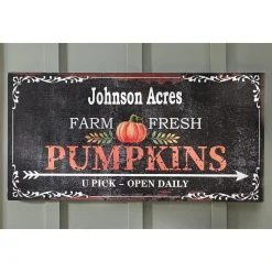 Personalized Pumpkin Picking Sign