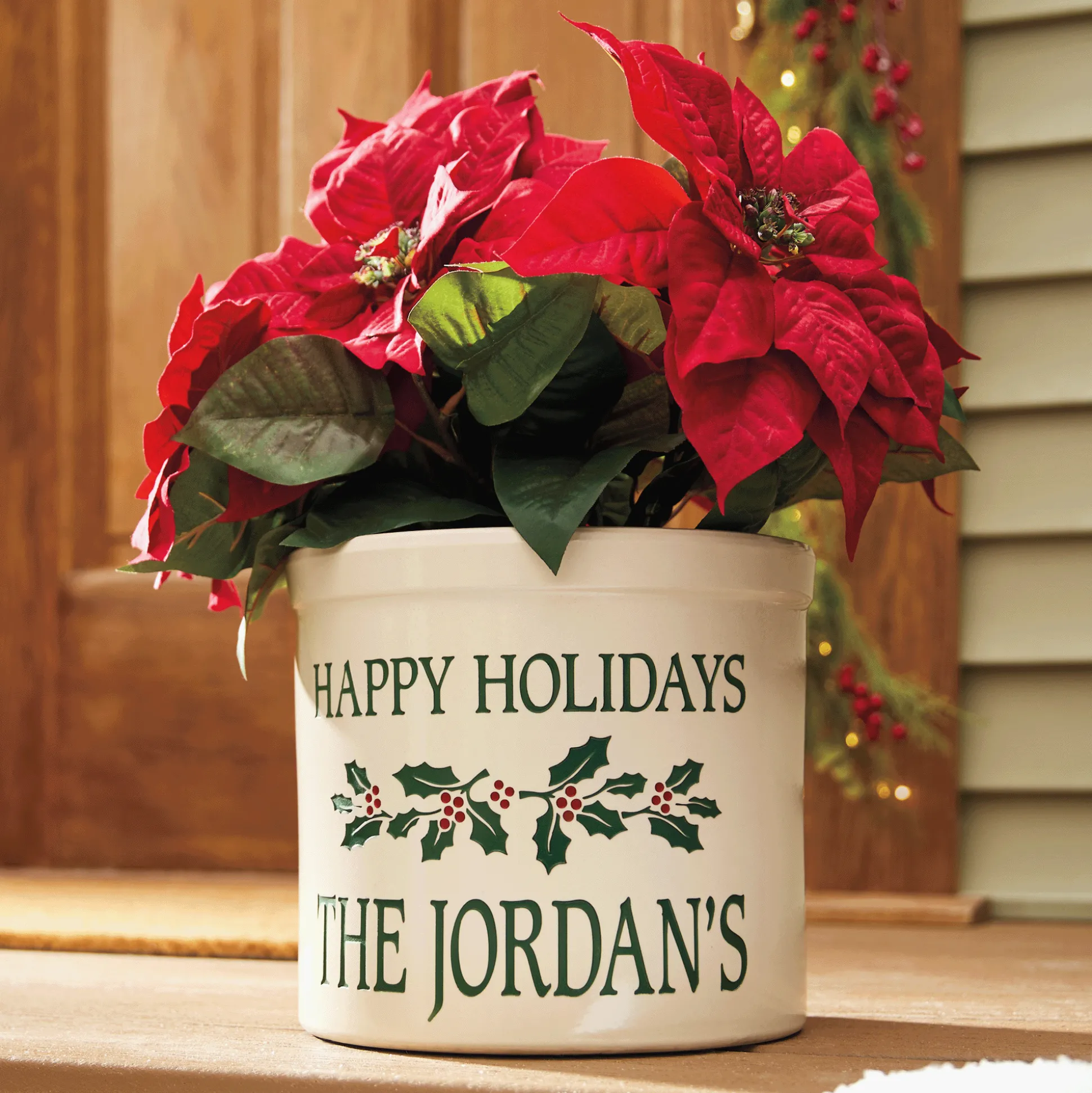 Personalized Seasonal Crock