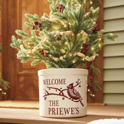 Personalized Seasonal Crock