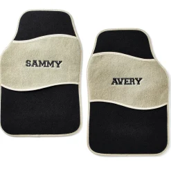 Personalized Set of 2 Car Mats