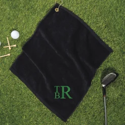 Personalized Stacked Monogram Golf Towel