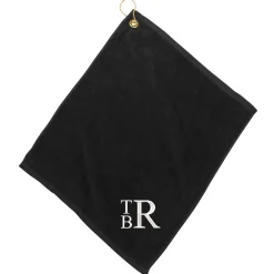 Personalized Stacked Monogram Golf Towel