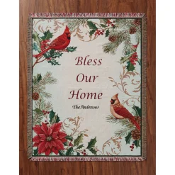 Personalized Tapestry Throw