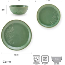 Pfaltzgraff Carrie 12-Piece Dinnerware Set