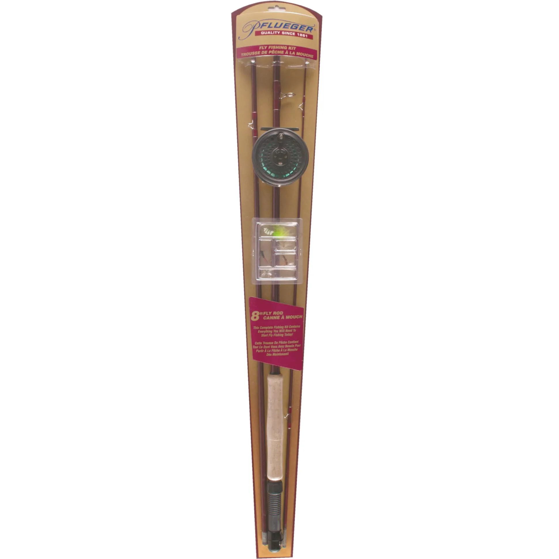 Pflueger Complete Fly Kit Fishing Combo