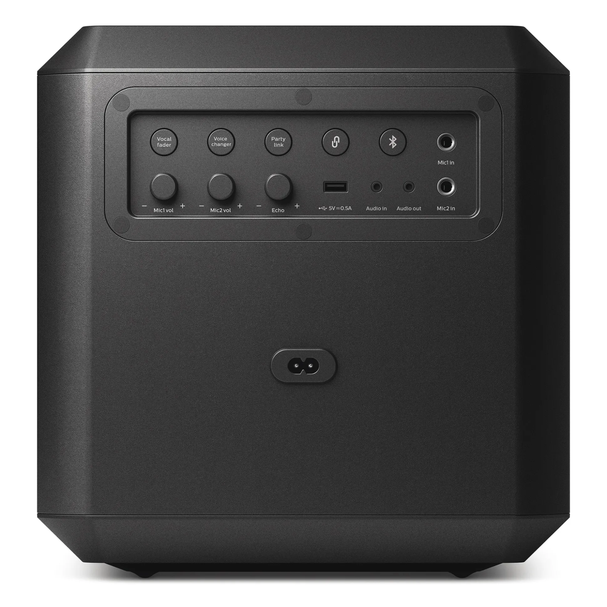 Philips Bluetooth Cube Party Speaker with 2 Microphones and Stand