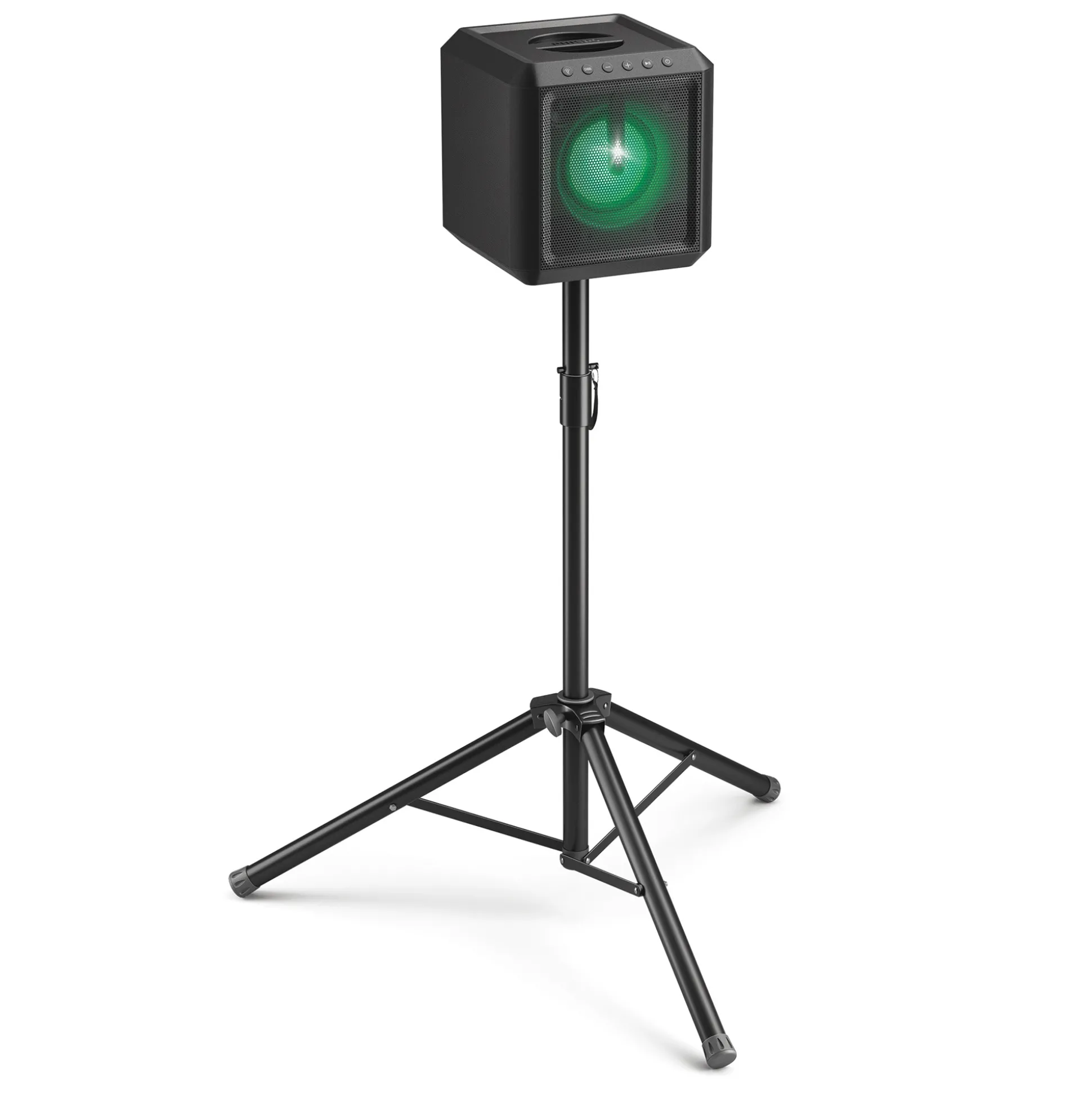 Philips Bluetooth Cube Party Speaker with 2 Microphones and Stand