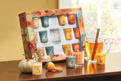 13-Piece Autumn-Scented Pumpkin Votive Candle Set