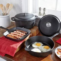 5-Piece Cast Iron Cookware Set