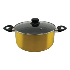 20-Piece Ceramic Metallic Cookware Set