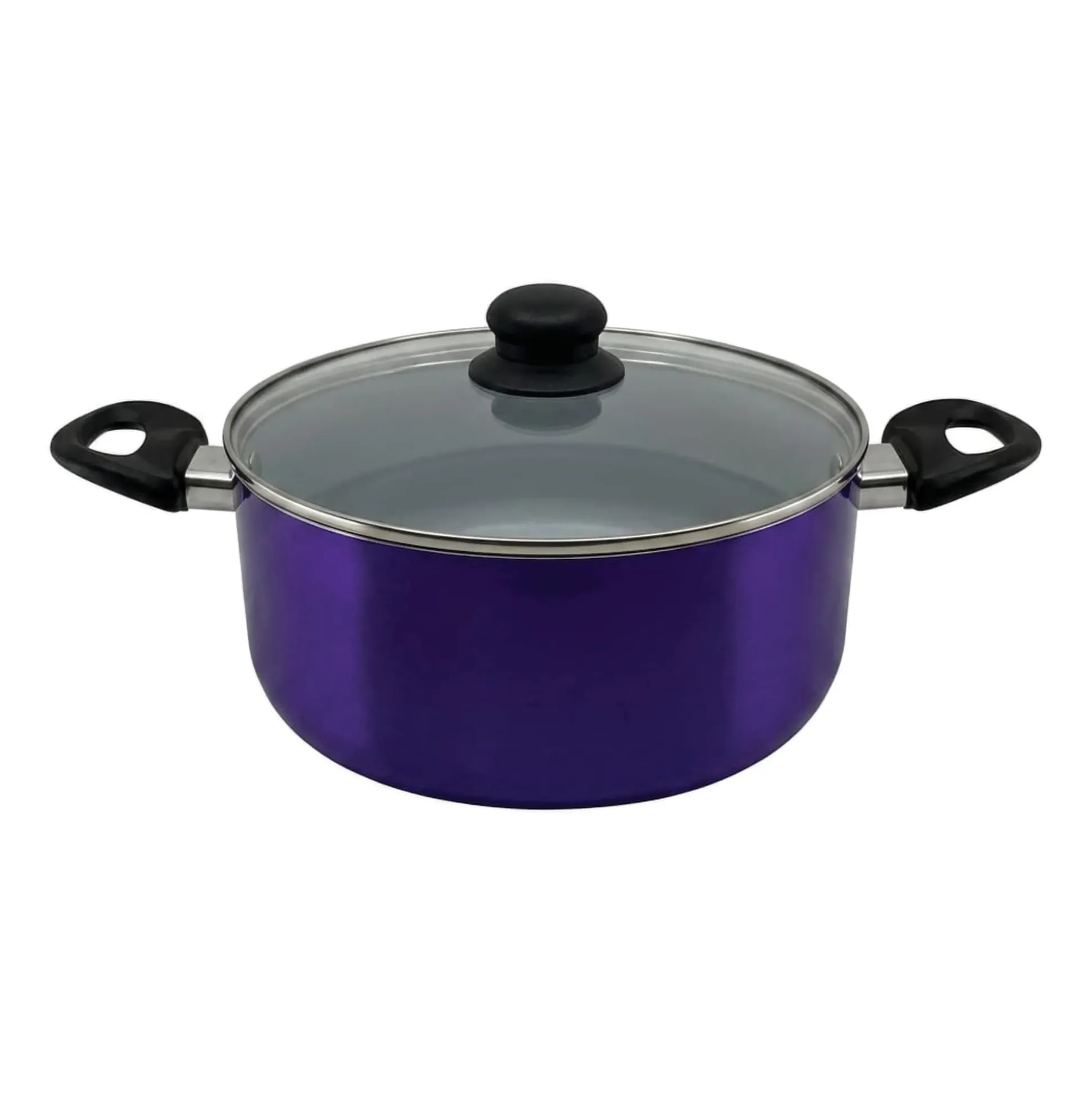 20-Piece Ceramic Metallic Cookware Set