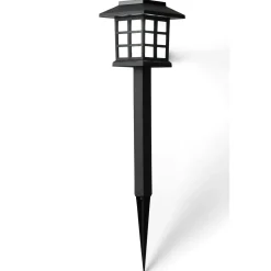 6-Piece Classic Lantern Solar LED Pathway Light Set
