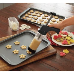 24-Piece Cookie Press Set with Storage Case