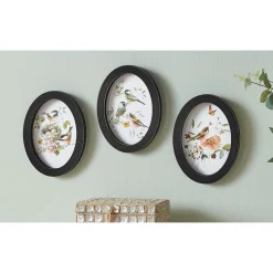 3-Piece Framed Romance Bird Art