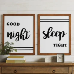 2-Piece Good Night Wall Art