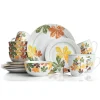 16-Piece Leaves Dinnerware Set