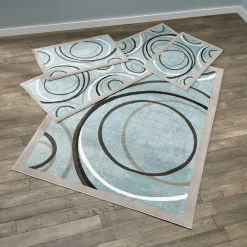 4-Piece Loops Rug Set