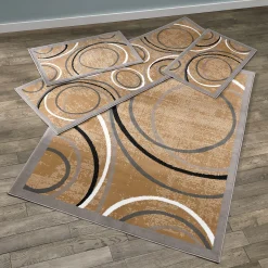 4-Piece Loops Rug Set