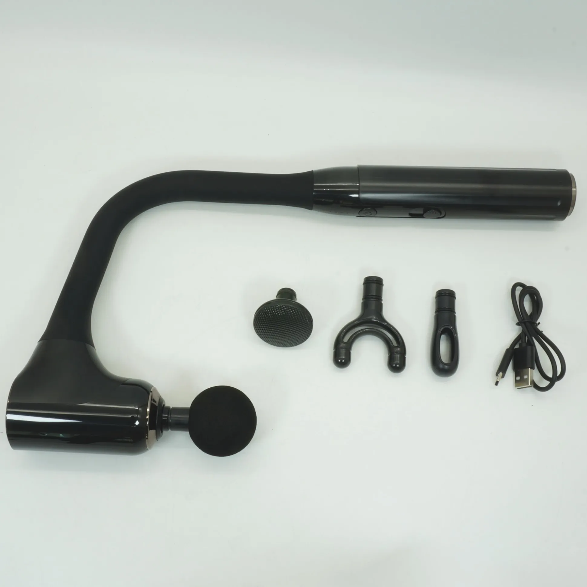 5-Piece Massage Gun With Extended Handle