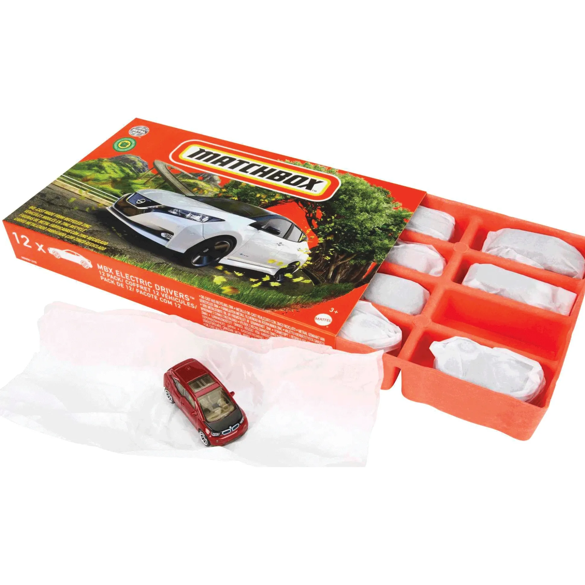 12-Piece Matchbox EV Car Set