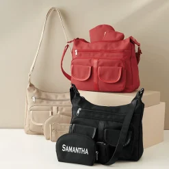 3-Piece Multi-Pocket Satchel Set