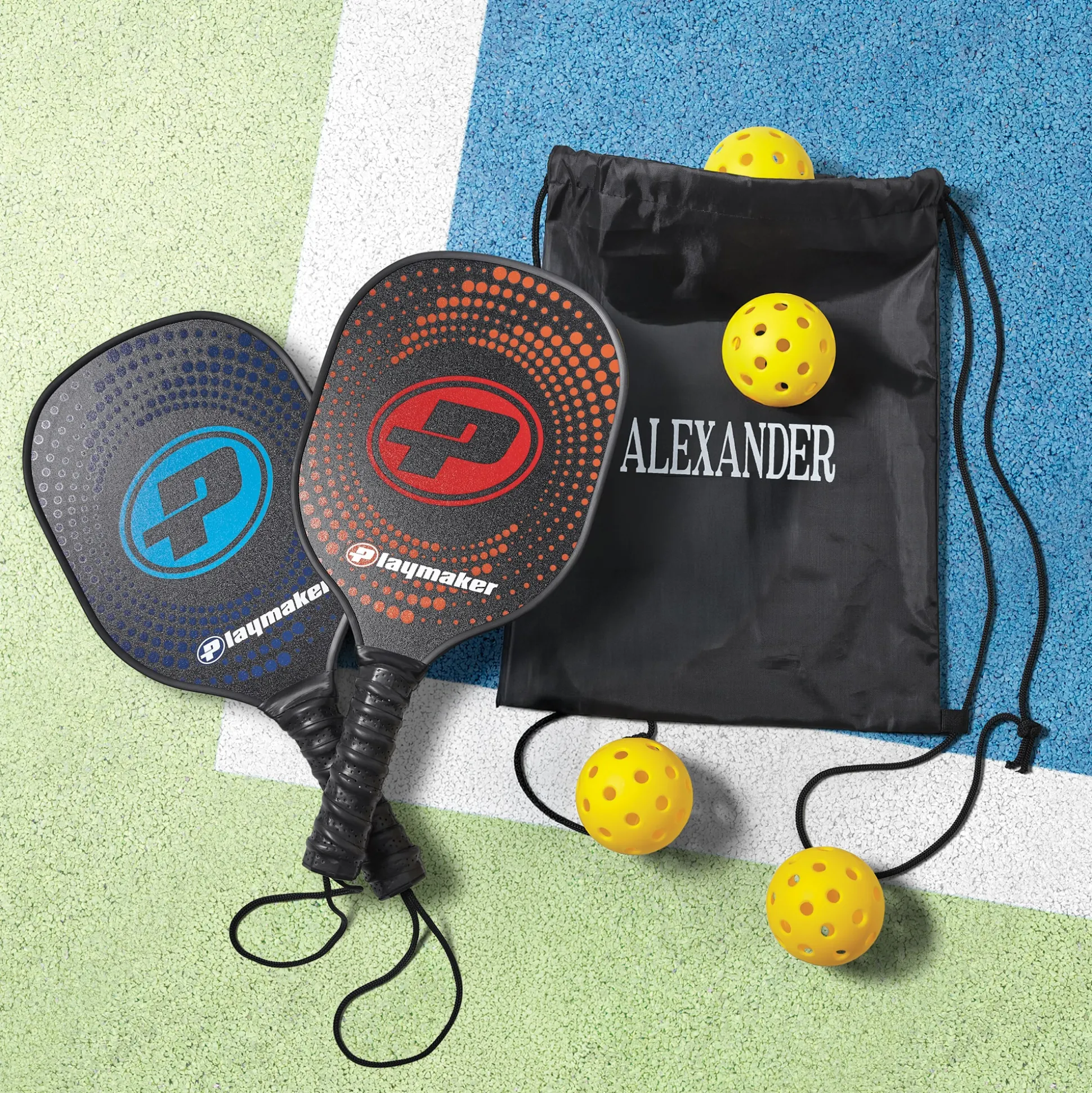 6-Piece Pickleball Set with Bag
