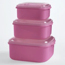 6-Piece Plastic BPA-Free Food Storage Set