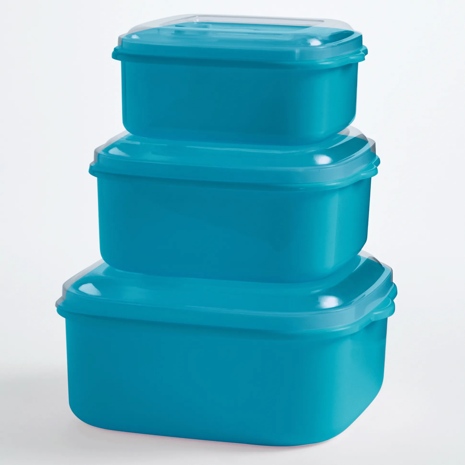 6-Piece Plastic BPA-Free Food Storage Set