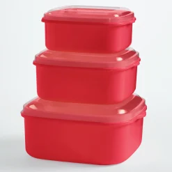 6-Piece Plastic BPA-Free Food Storage Set