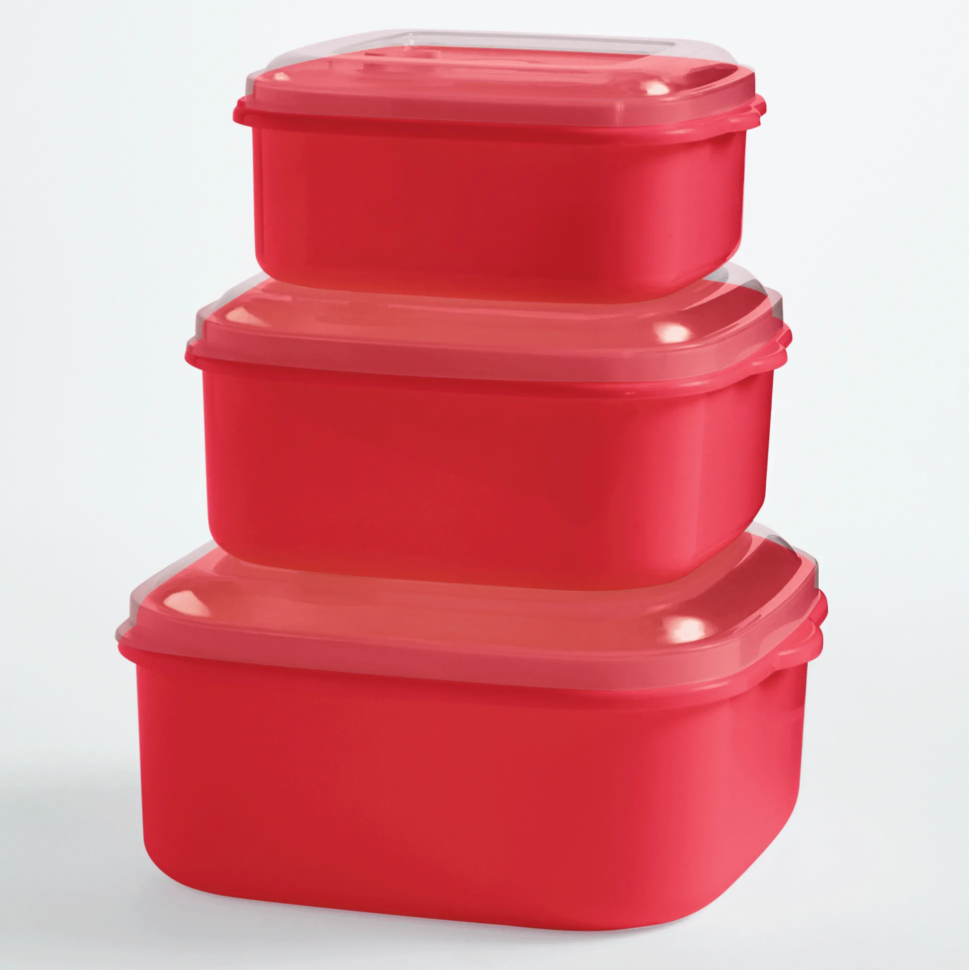 6-Piece Plastic BPA-Free Food Storage Set